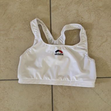 Reggiseno sportivo Skinfit bianco
