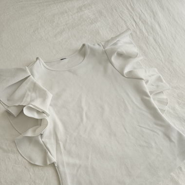 T-shirt à volants