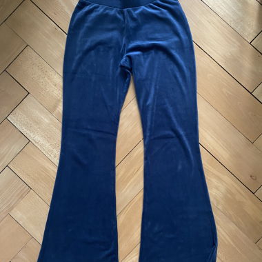 Pantalon en velours bleu
