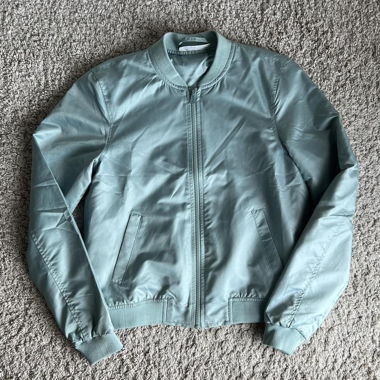 Turquoise Bomber Jacket