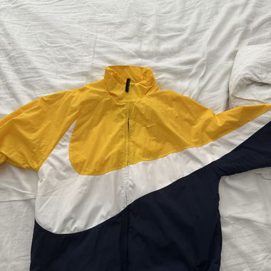 Nike Windjacke gelb marine M