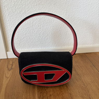Borsa Diesel nera/rossa