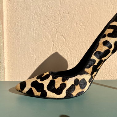 Leopard high heels