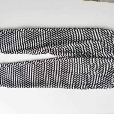 Pantaloni H&M stretch taglia 36 motivo nero e bianco