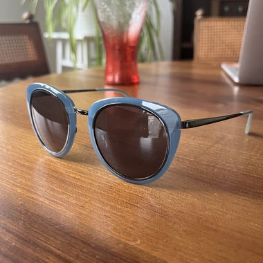Blue sunglasses 