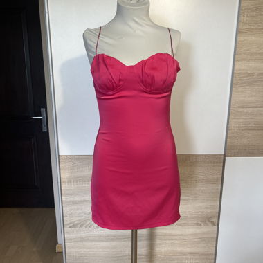 Mini dress hot pink
