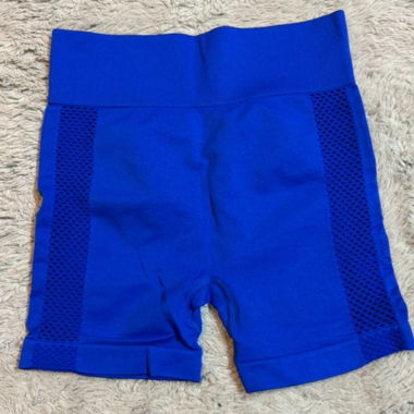 Blaues Nahtloses Active-Shorts