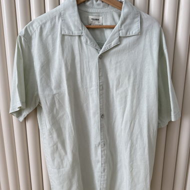 Camicia leggera Pull&Bear verde chiaro