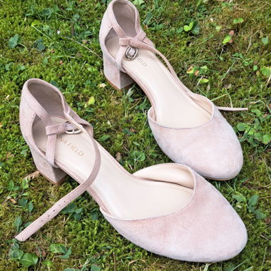 Escarpins slingback beige