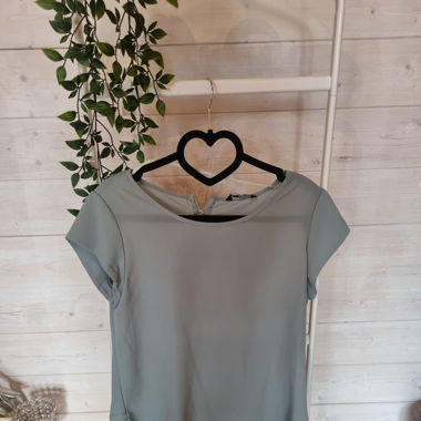 Blaue Bluse