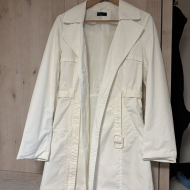 Trench-coat blanc