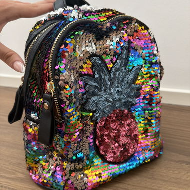 Zaino Ananas con Paillettes