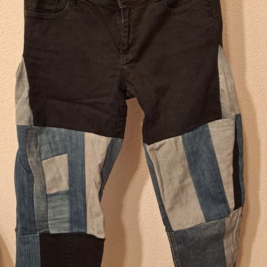 Jeans Patchwork Tagl. 38