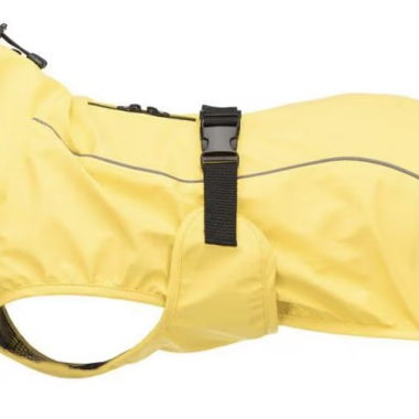 Manteau imperméable jaune pour chien t. 45 cm