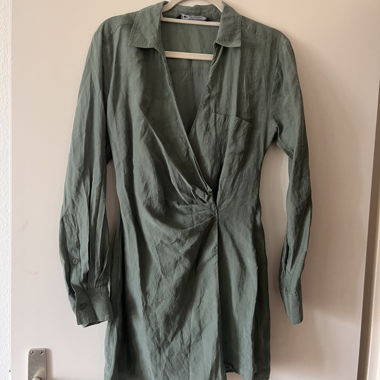 Green Zara dress