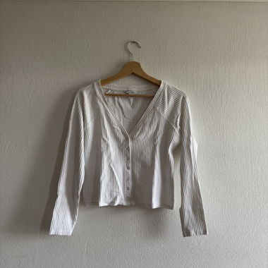 Giacca Bianca con Bottoni - Monki - M