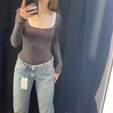 Body con scollo quadrato