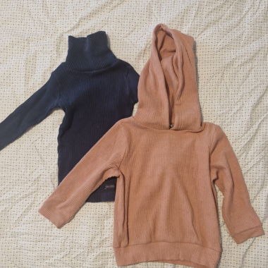 Lot de 2 col roulé enfant, 2 ans