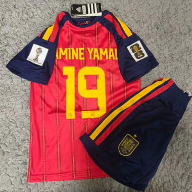 Ensemble de football Espagne Yamal 128 cm 140 cm 152 cm 164 cm