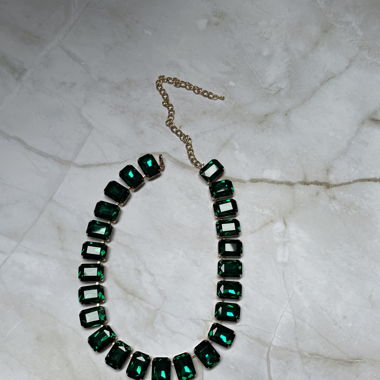 Green Crystal Necklace