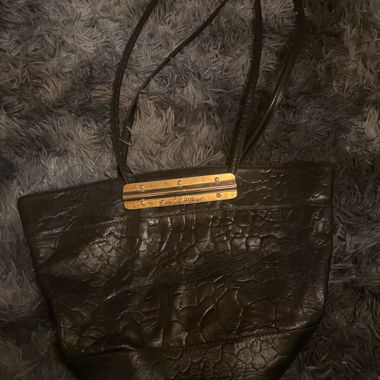 Vintage Handtasche mit Gold-Details