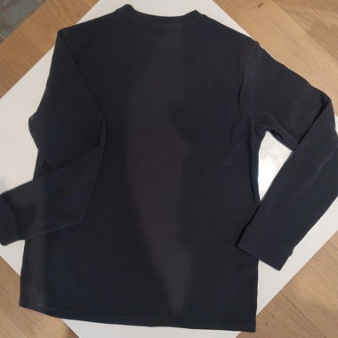 Schwarzes Langarmshirt XS