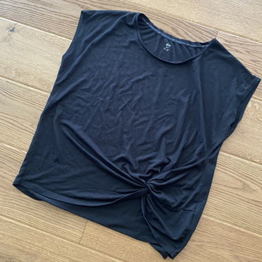 Top da allenamento H&M nero, taglia M