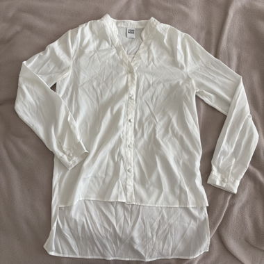 Vero Moda White Langarmhemd M