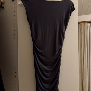 Black draped mini dress by WhiteFox Size XS