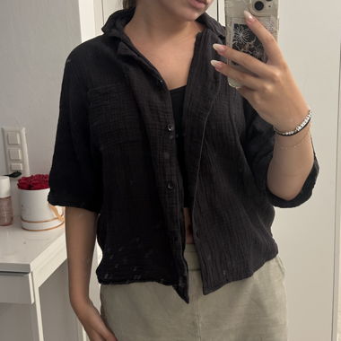 Black Lightweight Blouse