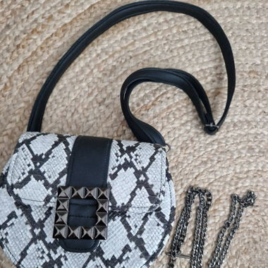 Handtasche Schlangenprint