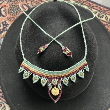 Collana macramè