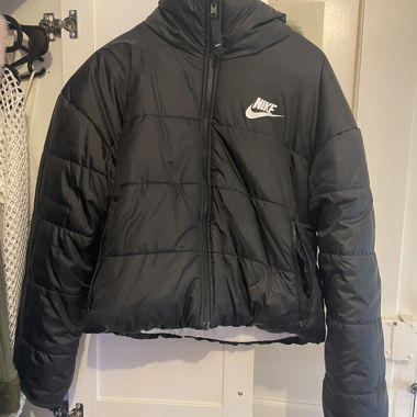 Veste réversible Nike Therma-Fit blanche/noire S