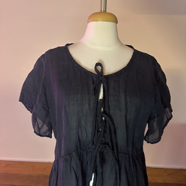 leichte Bluse schwarz