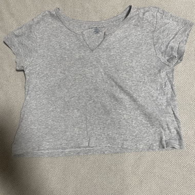 Brandy Melville top grigio