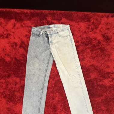 Jeans bicolore