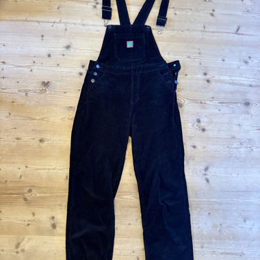 EMPYRE Cord Latzhose schwarz
