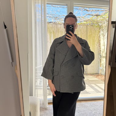Grey Oversized Coat