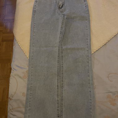 Jeans grigio a cuori