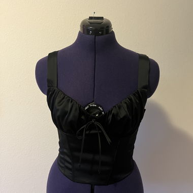 Black Corset with Straps