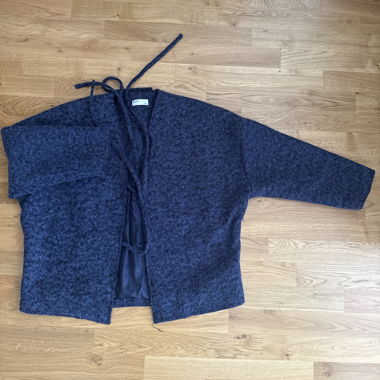Giacca / pullover in lana blu