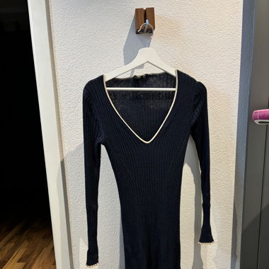 Langes Strick Kleid