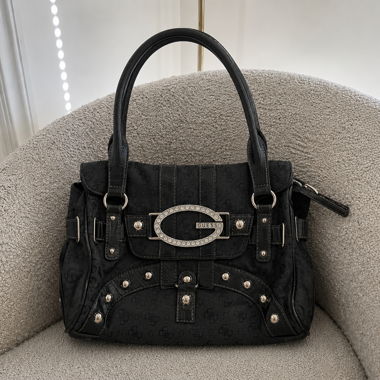 GUESS Vintage Y2K Handbag Buckle Monogram