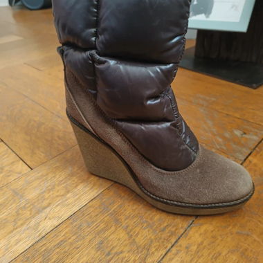 Moncler Wedge Ankle Boots