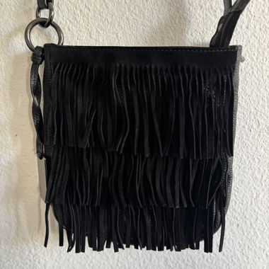 Pochette Furla frangée 