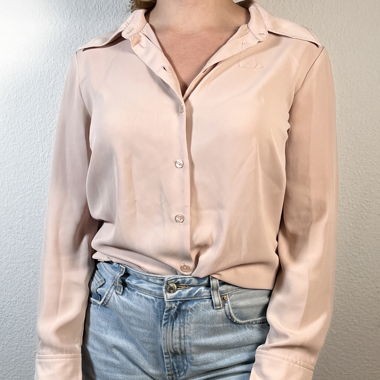 Rosa Bluse - Grösse S 