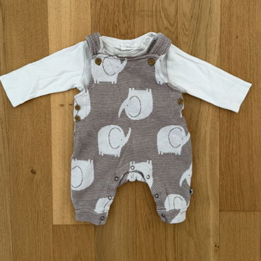 Baby Latzhose mit Body