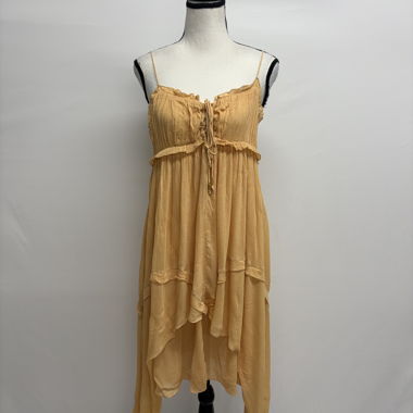 Abito a spalline ZARA XS Beige boho festival