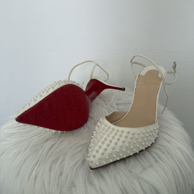 Christian Louboutin Baila Spike 100 Neige