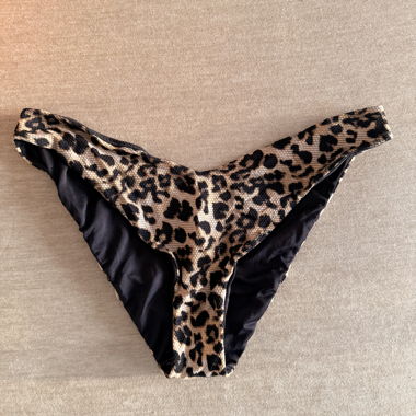 Leopard Print Bikini Bottoms